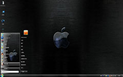 质感苹果桌面win7主题下载