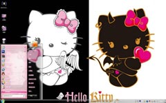 hellokitty win7主题下载