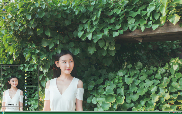  气质美女刘璐珈xp主题