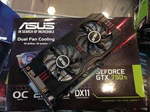 华硕圣骑士GTX750TI显卡仅售1049元 