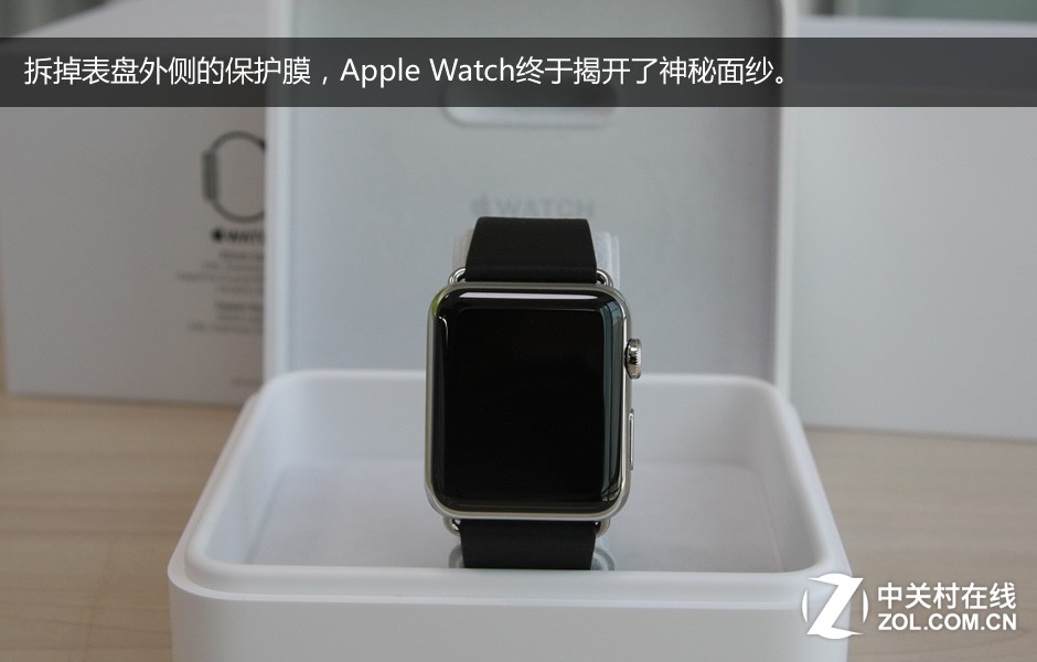 国行不锈钢表壳Apple Watch开箱图赏