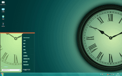 清爽时钟Win7主题