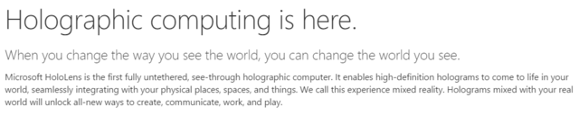 眼镜也可以革PC的命 解读微软Hololens 