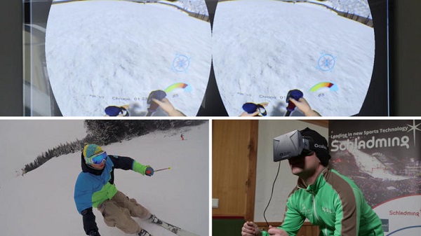 戴上Oculus与朋友来一场实时滑雪PK吧 