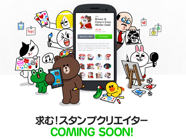 新财路 Line表情创作者去年收入4.6亿元 