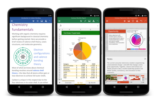 微软正式发布Android手机版Office应用 