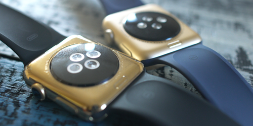 金色运动版Apple Watch vs镀金Apple Watch