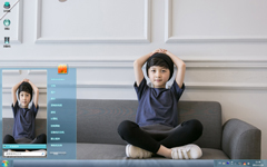 上海童星石悦安鑫Win7主题
