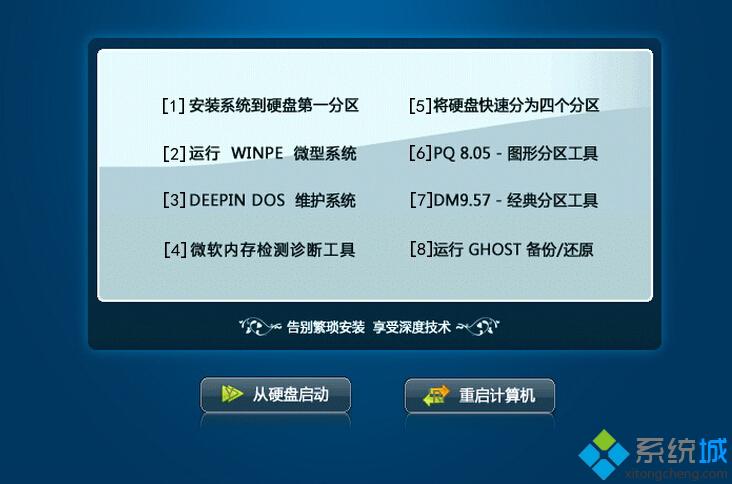 深度技术GHOST WIN8 X86（32位）标准体验版安装部署图